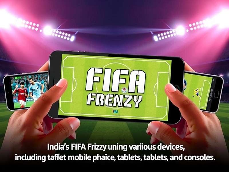 India's FIFA Frenzy Platforms India's FIFA Frenzy running on various devices including mobile phones, tablets, and gaming consoles