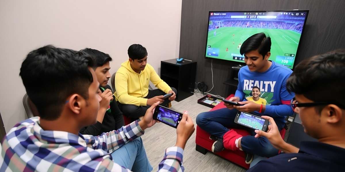 India's FIFA Frenzy Players Group of Indian players enjoying India's FIFA Frenzy on mobile devices and gaming consoles